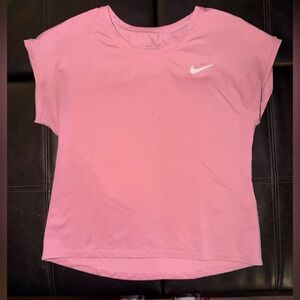 Nike Women's Short Sleeve Pink Tee